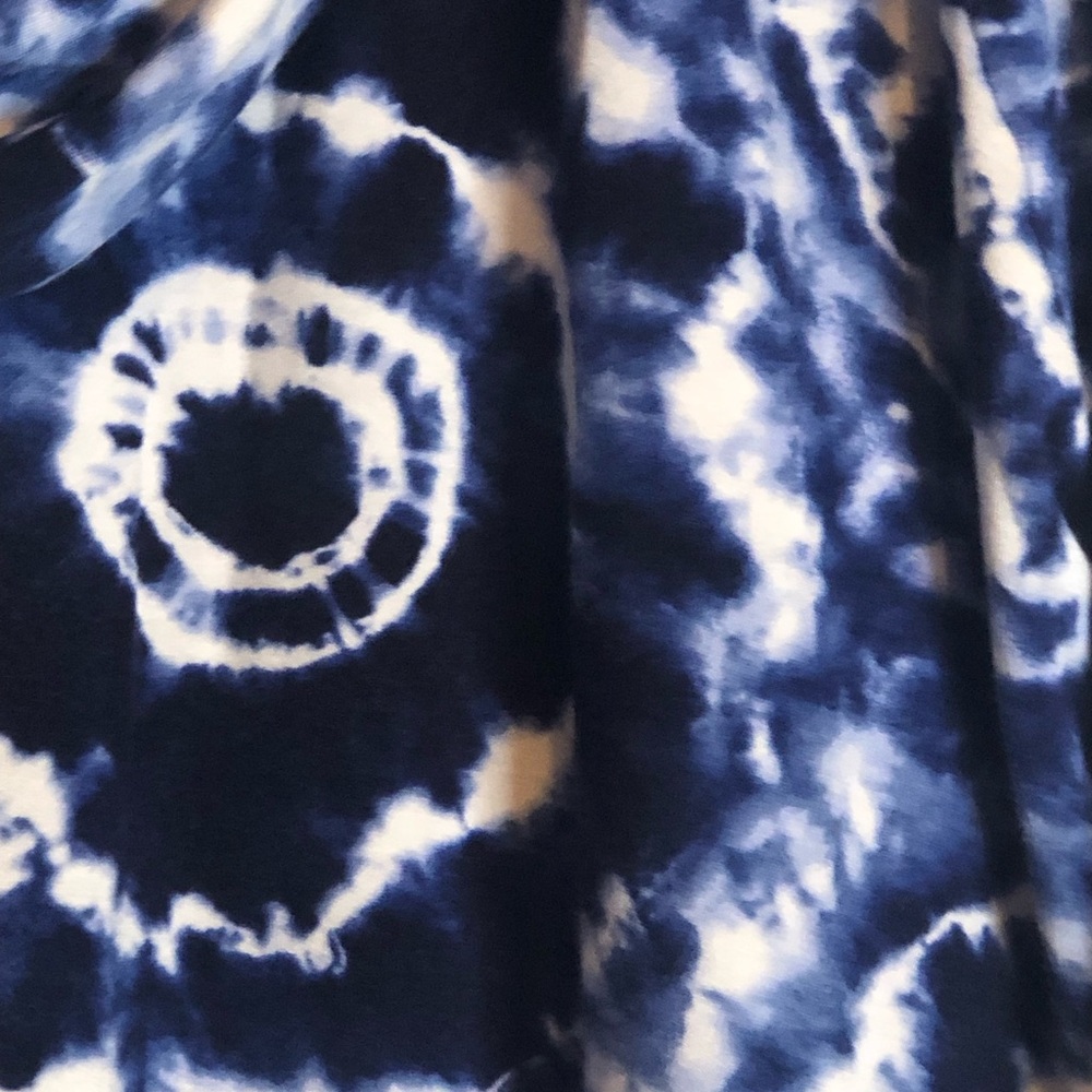 Koolaburra Navy and White Tie-Dye Hoodie - Picture 5 of 6